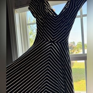 Black and white dress